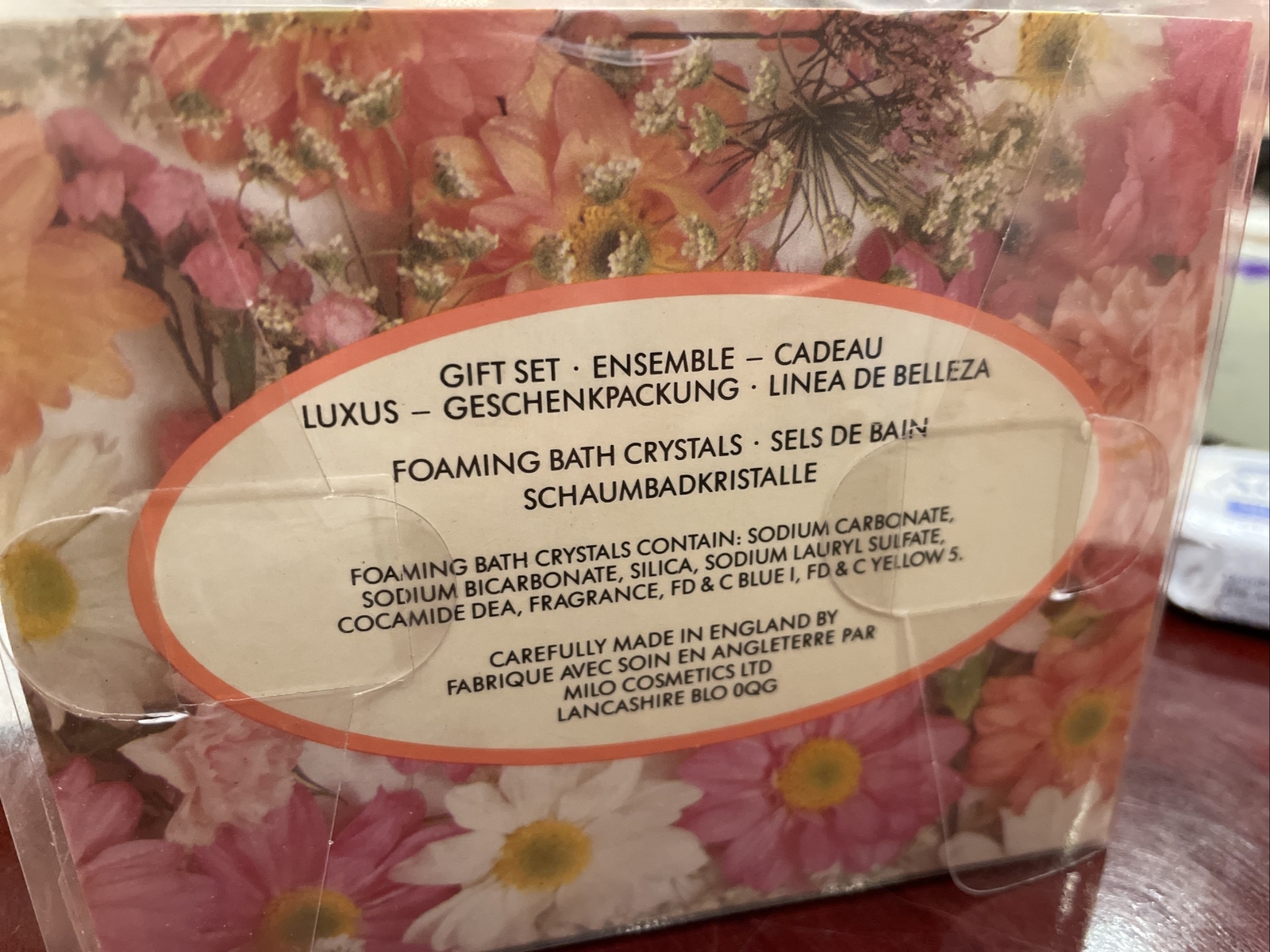 4 pk EDENFIELD ENGLAND Escential FOAMING BATH CRYSTALS 0.7oz 1980s New VINTAGE