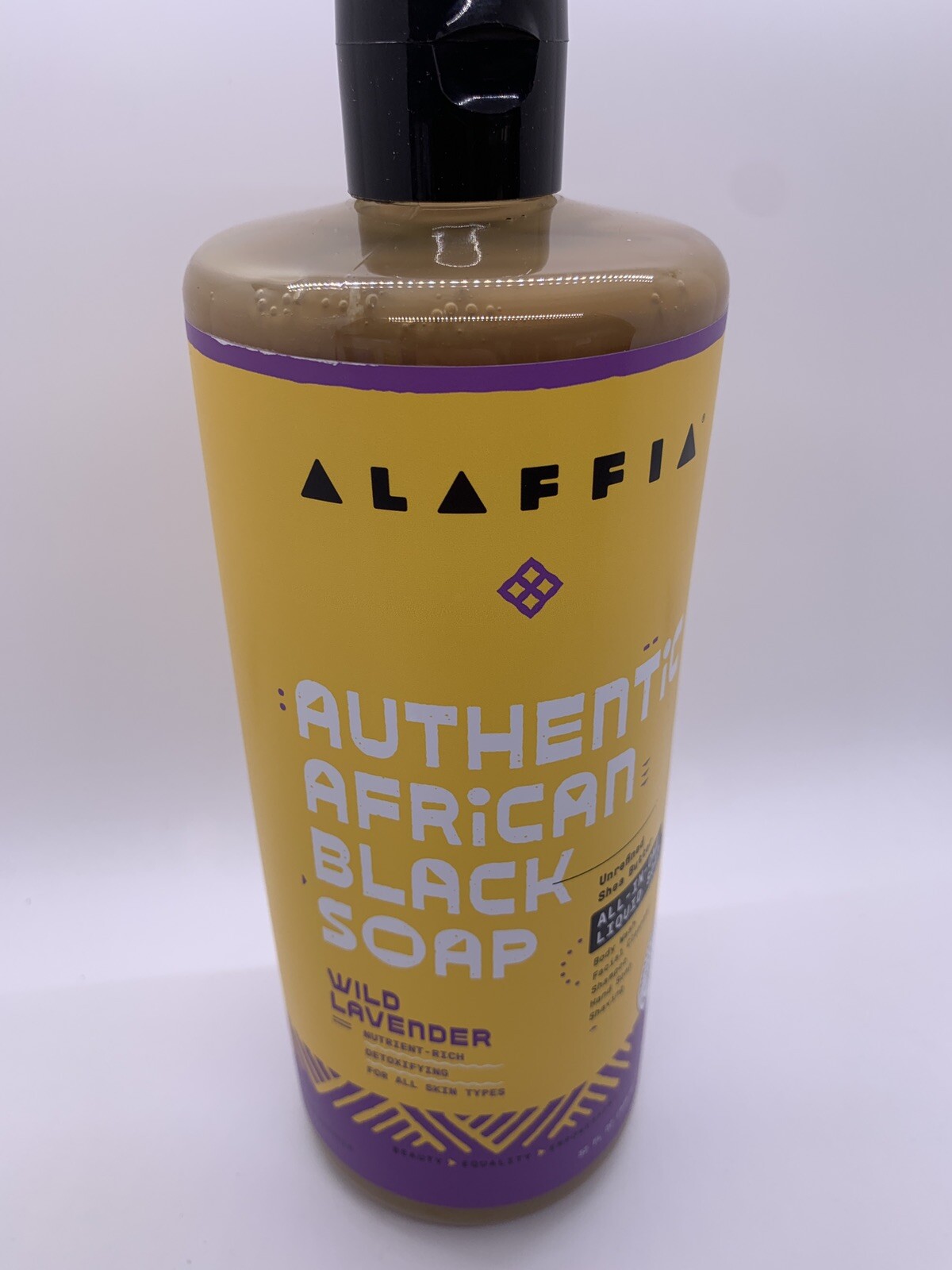 2 Pack Alaffia Skin Care, Authentic African Black Soap, 32oz All in One Liquid
