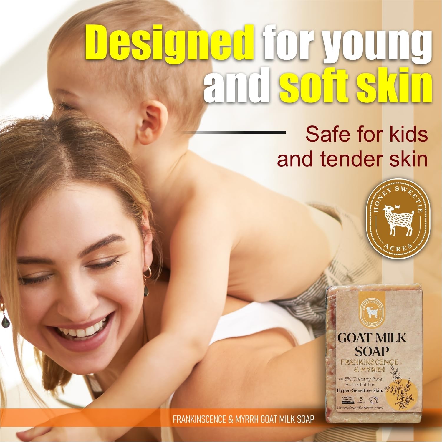 Frankincense Goat Milk Soap, 5 oz Bar