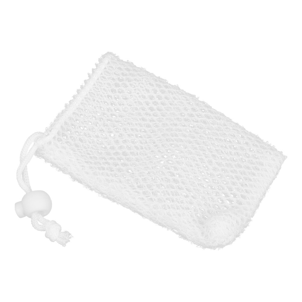 Exfoliating Soap Saver Pouch Nylon Soap Bubble Storage Bag for Bath