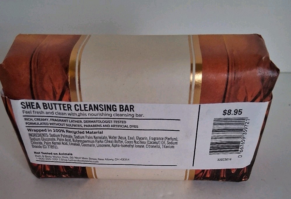 ALL NEW Whiskey Toast Shea Butter Cleansing Bar 5 oz Bath & Body Works