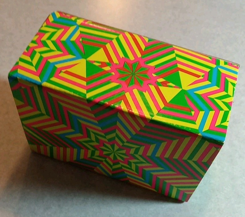 LUSH Cosmetics Star Bright EMPTY Box Laughing Santa Jelly Christmas Lights Soap