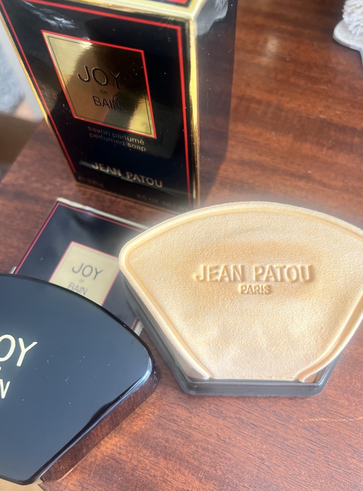 JEAN PATOU JOY DE BAIN 100G PERFUMED SOAP NEW WITH BOX 3.5 OZ Sealed Vintage