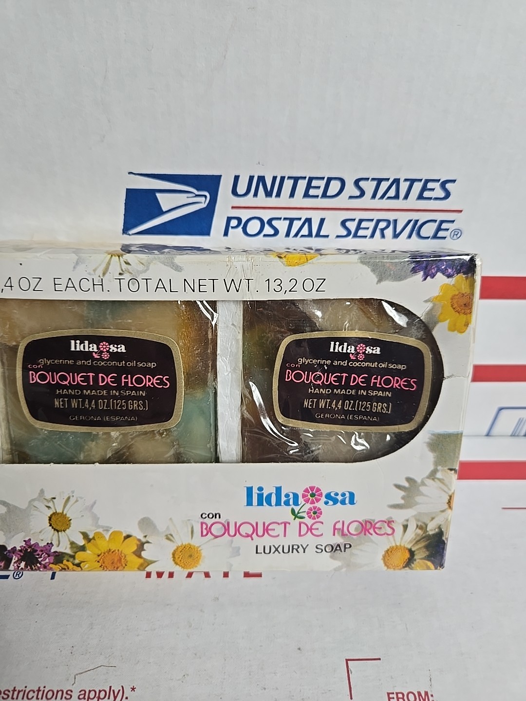 Lidasa Bar Soap 3 Pack, 4.4 Oz Each, Bouquet De Flores Luxury Soap Set, Spain