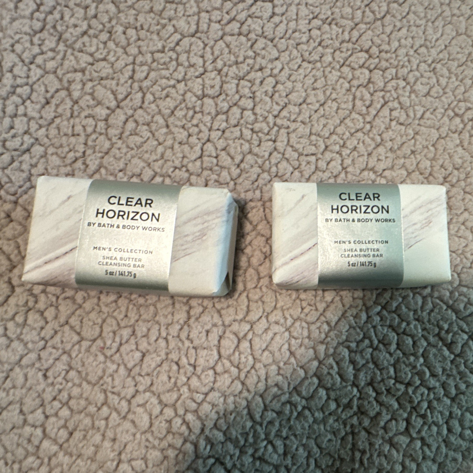 Bath & Body Works Men’s Clear Horizon Shea Butter Cleansing Bar Soap 2x 1.5oz