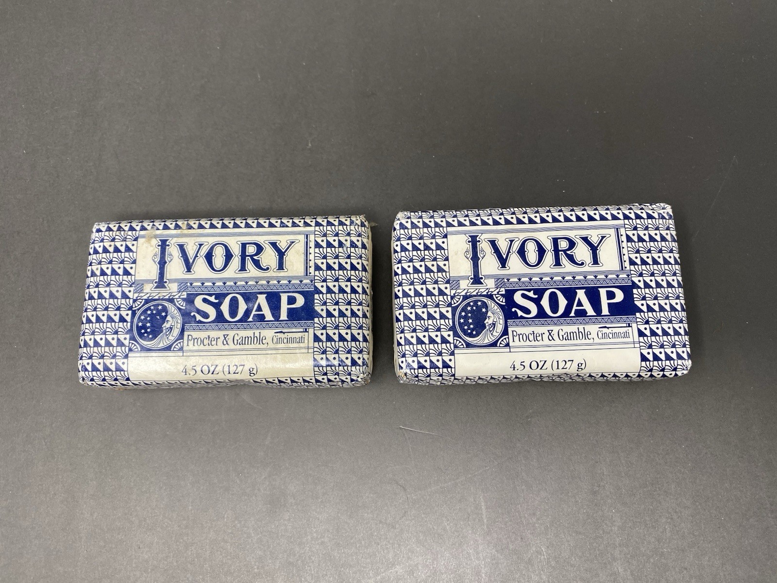Lot of 2 VINTAGE IVORY BAR SOAP COMMEMORATIVE EDITION 4.5 oz BARs