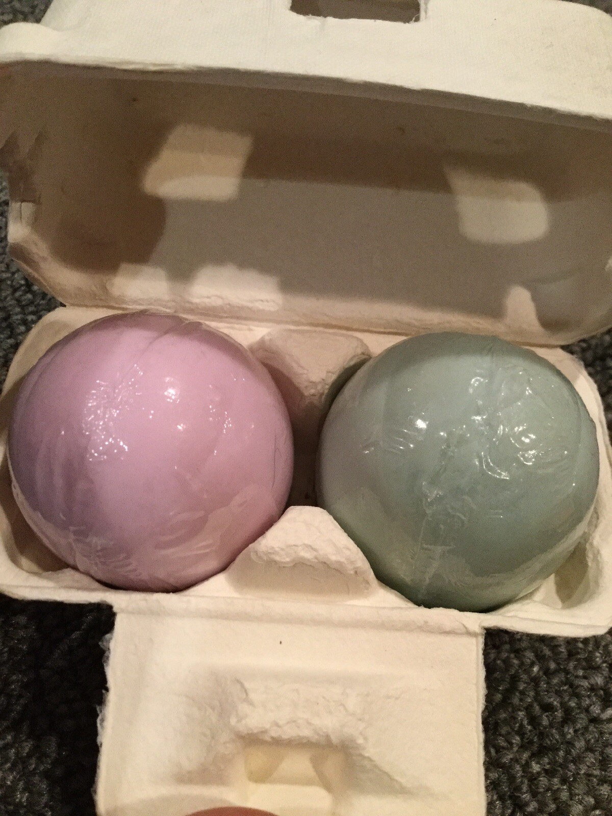 Trader Joe’s EGG SOAP Lavender Honey Blueberry scented in giftpackaging 136g