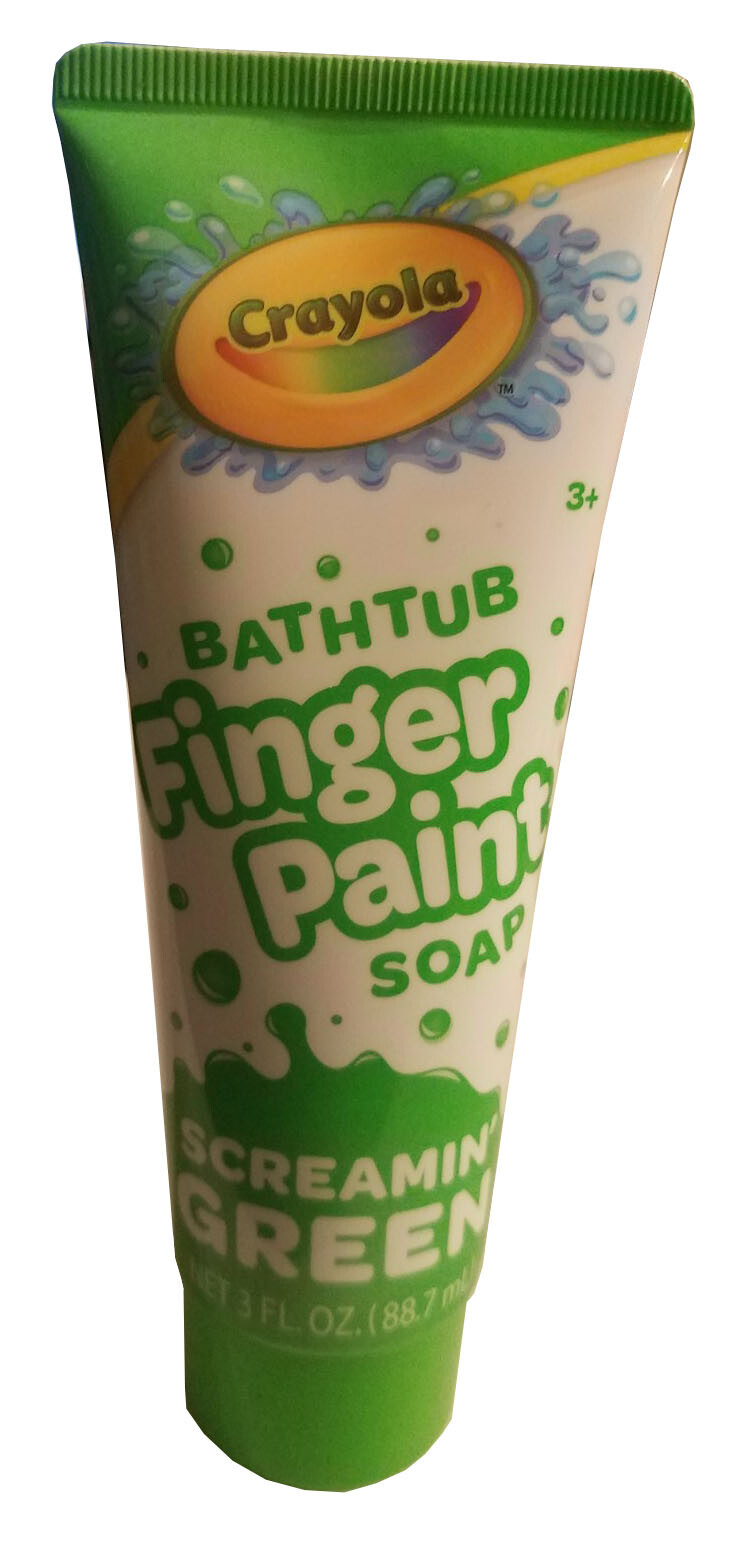 Crayola Kids Bathtub Finger Paint Soap Set of 5 – Pink, Red, Blue, Green, Purple