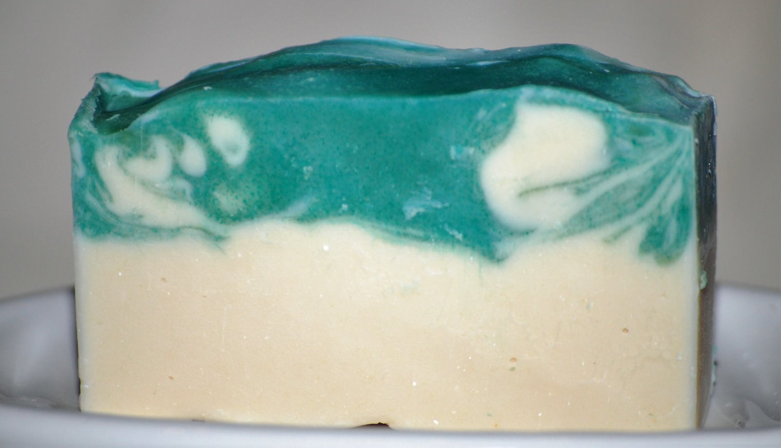 Handmade Goat Milk Basil Mint Soap Spearmint Soap Organic Olive Oil Coconut Oil