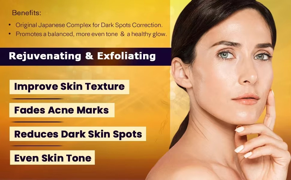 Kojic Acid Dark Spot Remover Whitening Soap Bars with Vitamin C Retinol Collagen