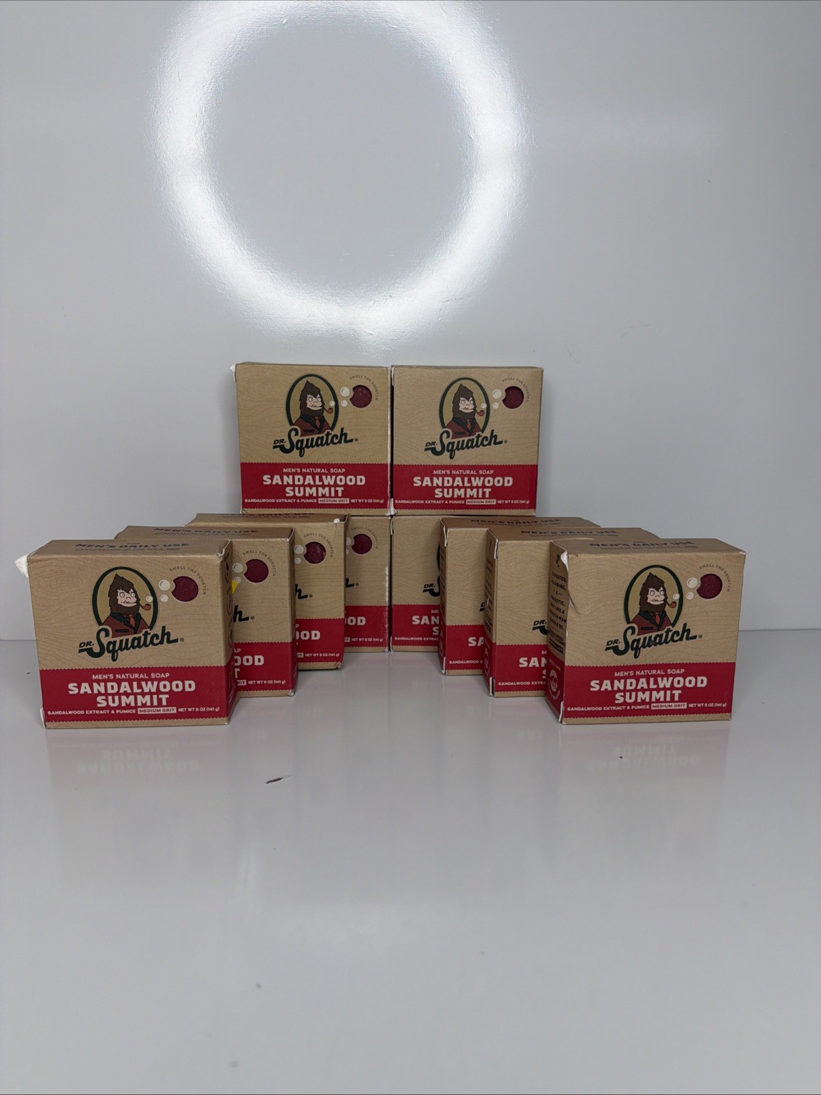 10x Dr. Squatch Men’s Natural Soap – Sandalwood Summit 5oz Each ( 10 Pack)