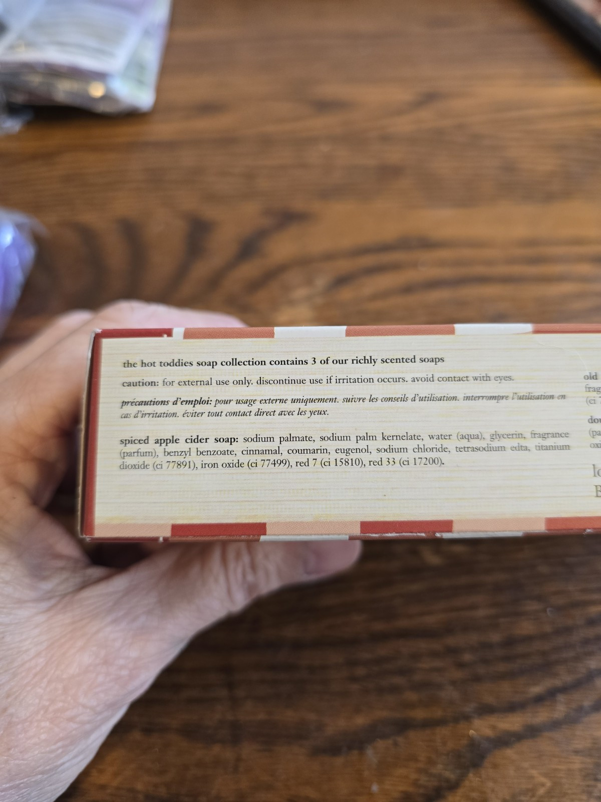 PHILOSOPHY The Cookbook SOAPS Set of 3 Bars Apple Cider Egg Nog Hot Cocoa