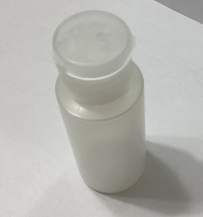 NEW 1 oz Natural LDPE Plastic Cylinders with Natural Ribbed Snap Caps – qty 48