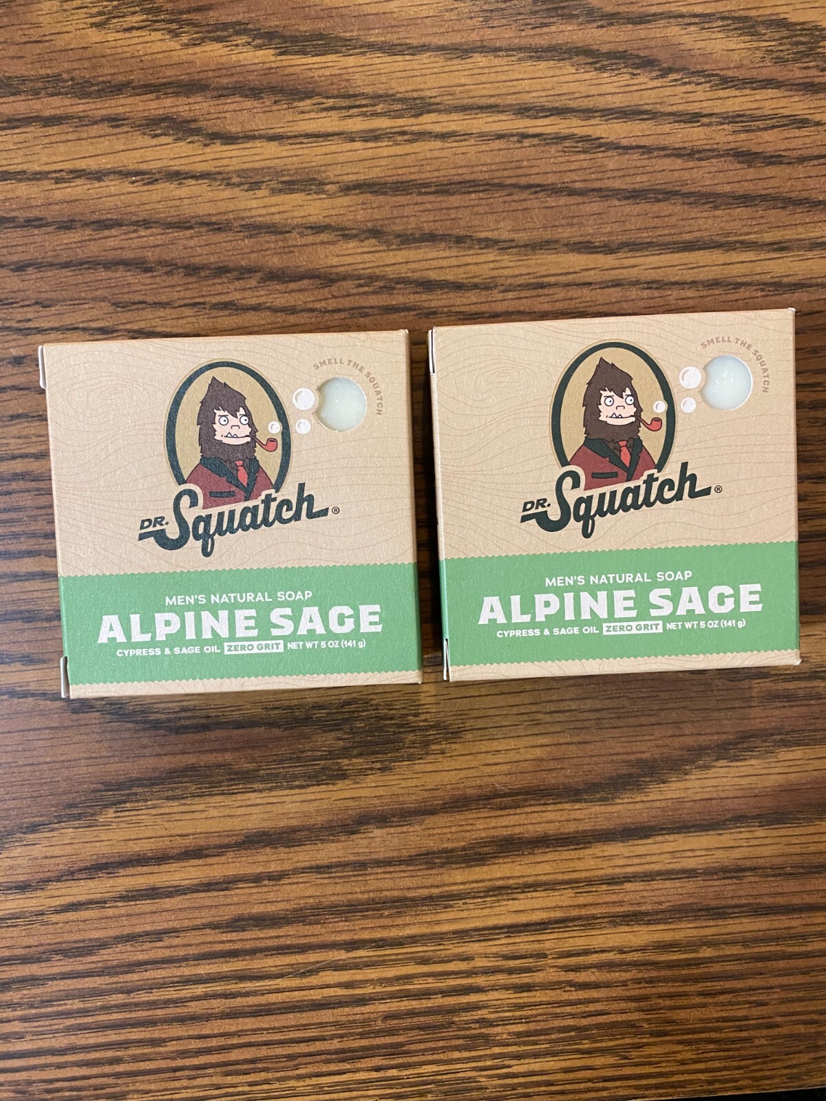 Dr. Squatch 2 Bars Alpine Sage Soap Bars Limited Edition TWO Brand New 5 Oz each