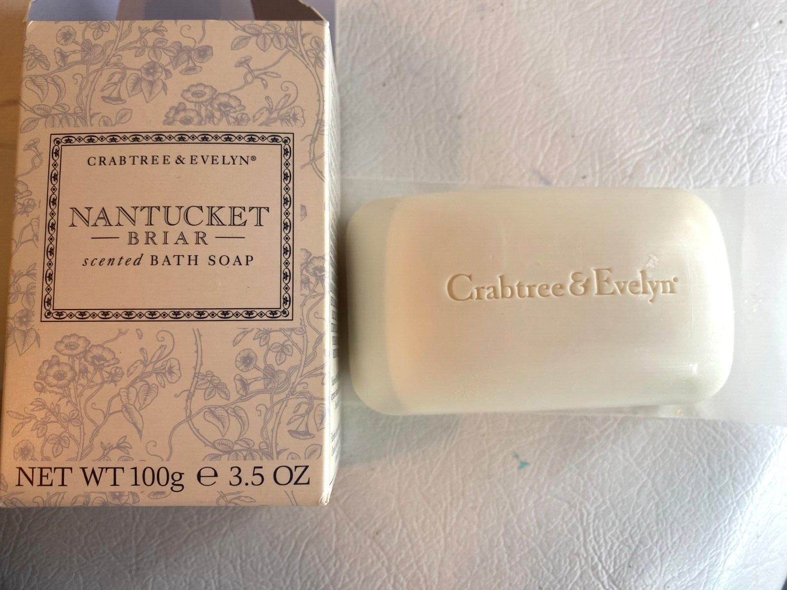 Crabtree & Evelyn Nantucket Briar Scented Bar Soap 3.5oz New Discontinued