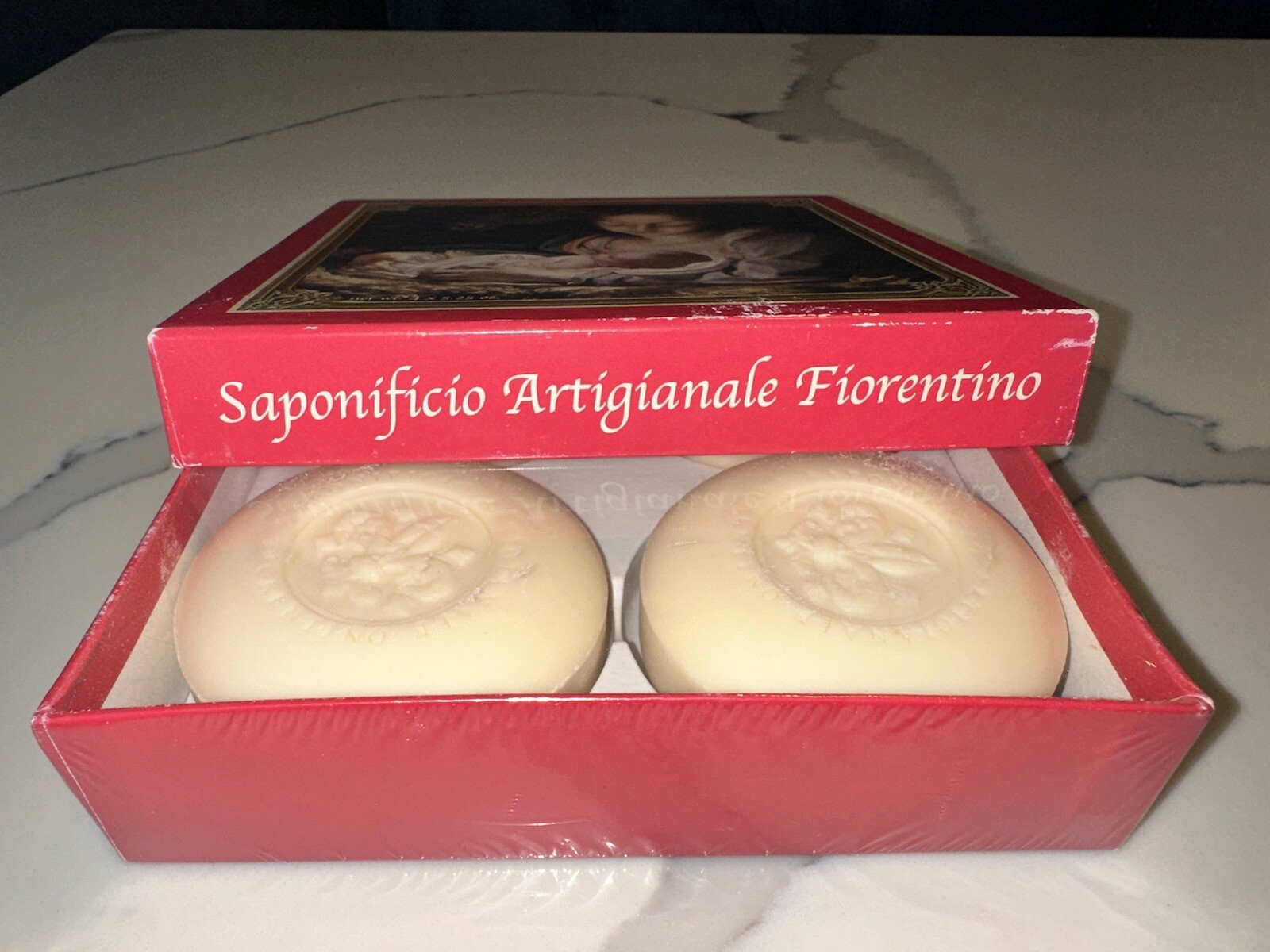 NEW Sealed Italian Handmade Soap Florentine Sapone Soap 4 Pcs Made in Italy