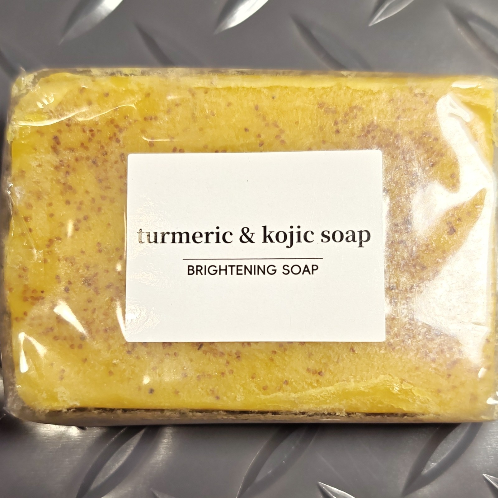 MIAOTONG Turmeric & Kojic Acid Brightening Soap Bar 100g Lemon Scent