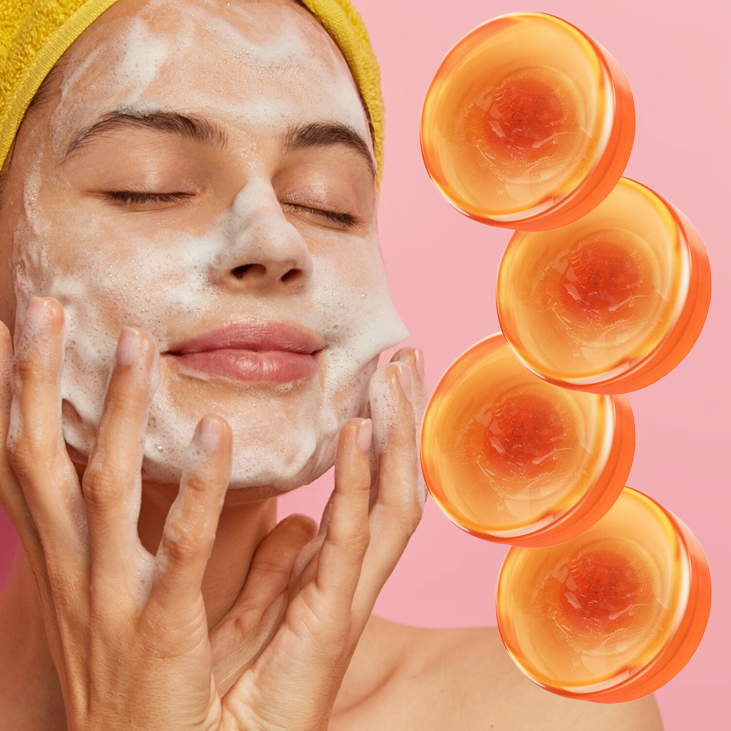 Coconut Olive Palm Oil Soap Acne Blemish Brightening Soap Body Wash Improve Skin