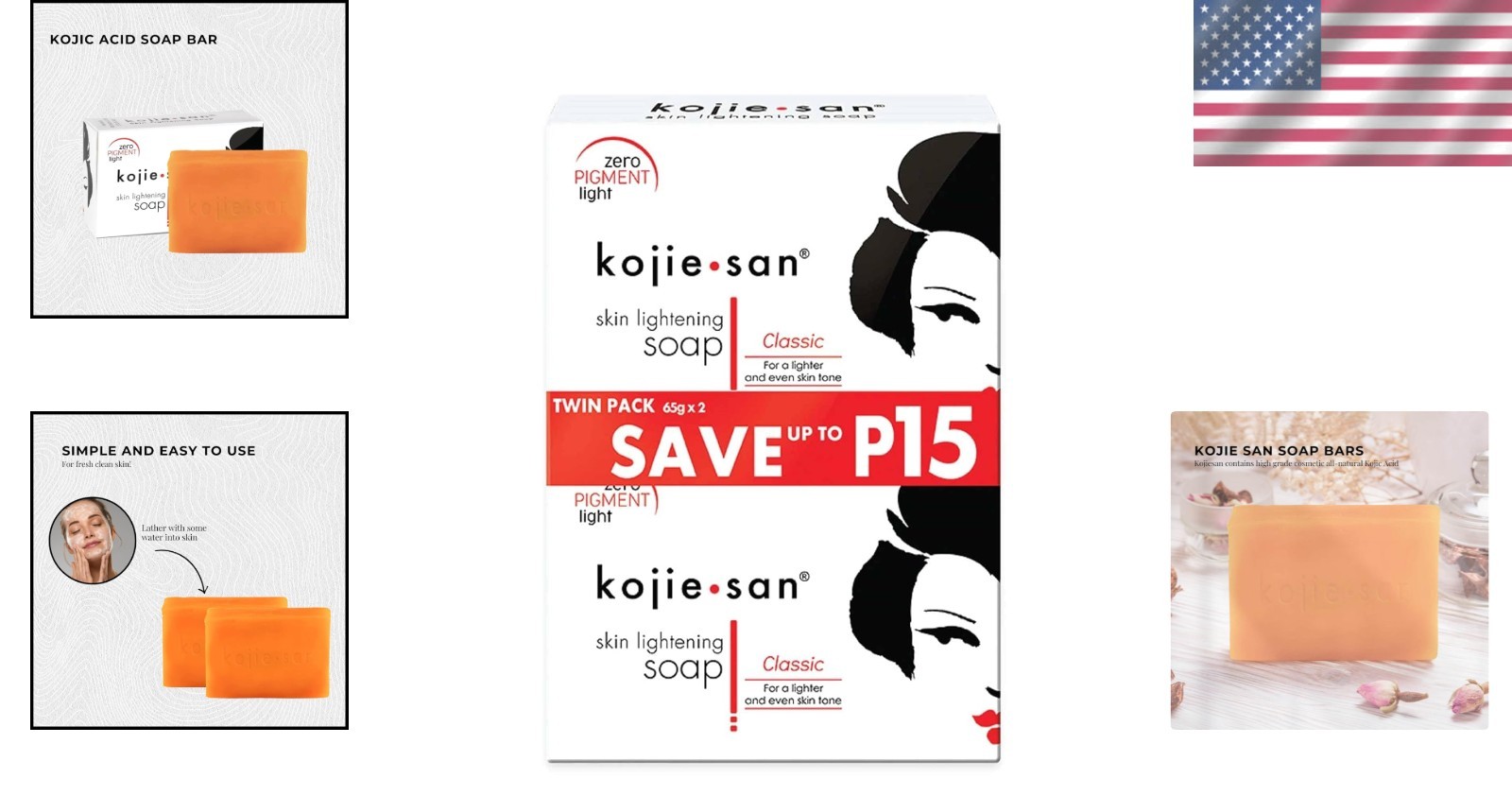 Radiant Skin Duo: Kojic Acid Soap with Glycerin & Tea Tree Oil – 65g
