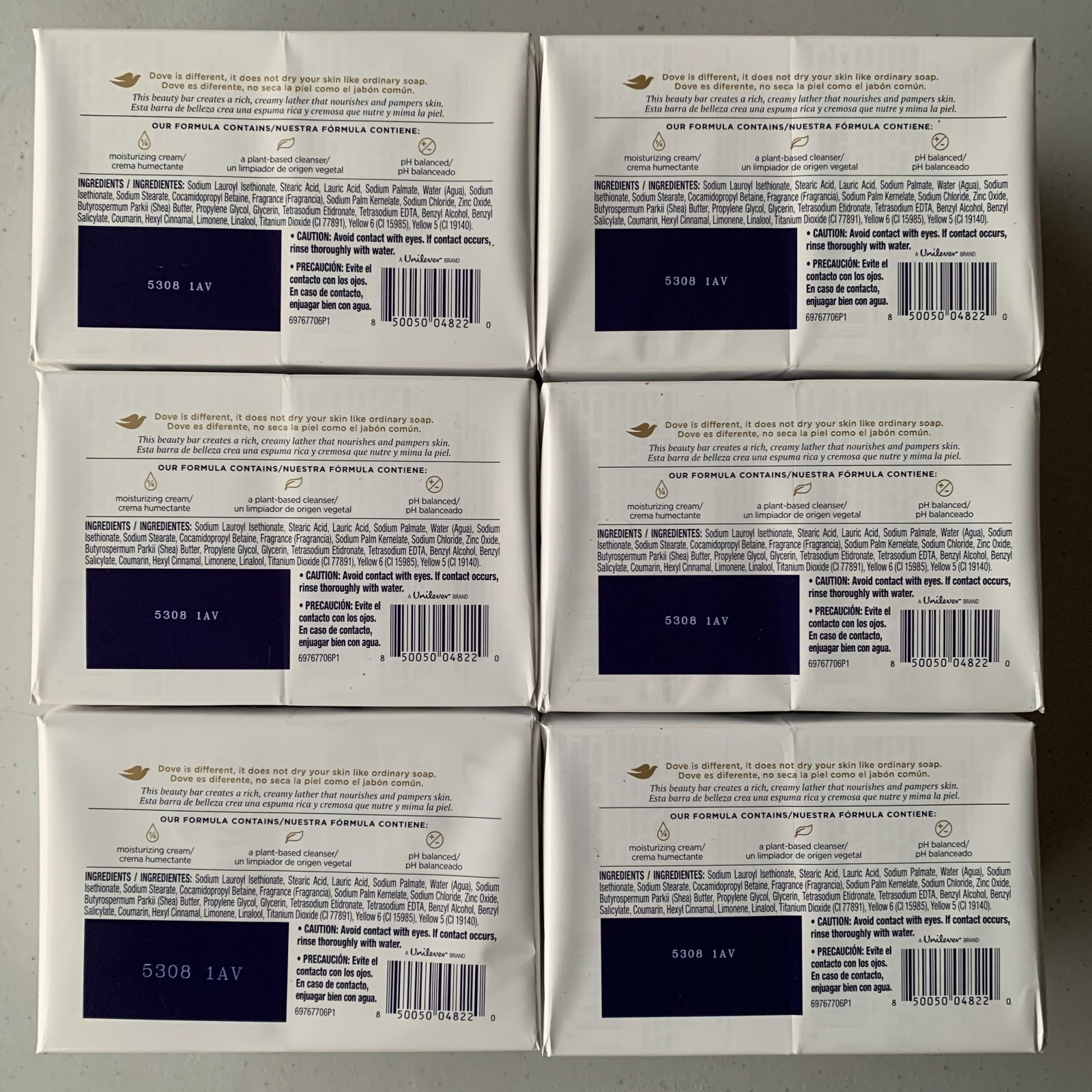 (24 Pack) Dove Shea Butter Beauty Bar, 3.17oz FREE SHIPPING