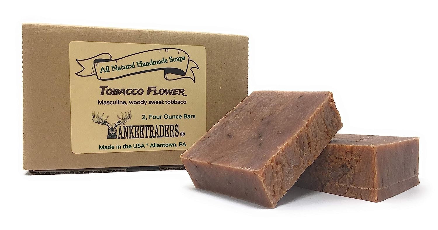 Tobacco Flower Soap – Natural, Vegan, Soaps ~ 2/4oz Bars ~ YANKEETRADERS®