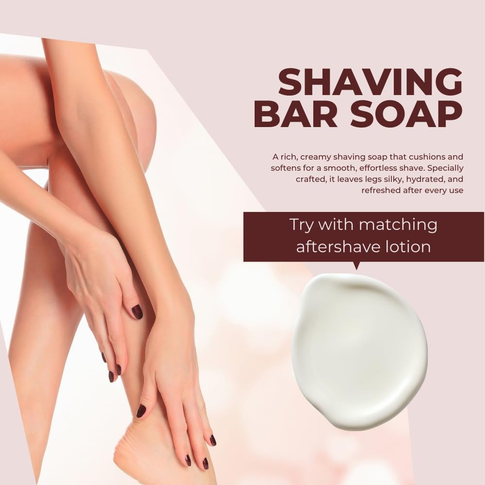 Shaving Bar Soap, Rouge with Bentonite Clay, K Beauty, 5.5 Oz