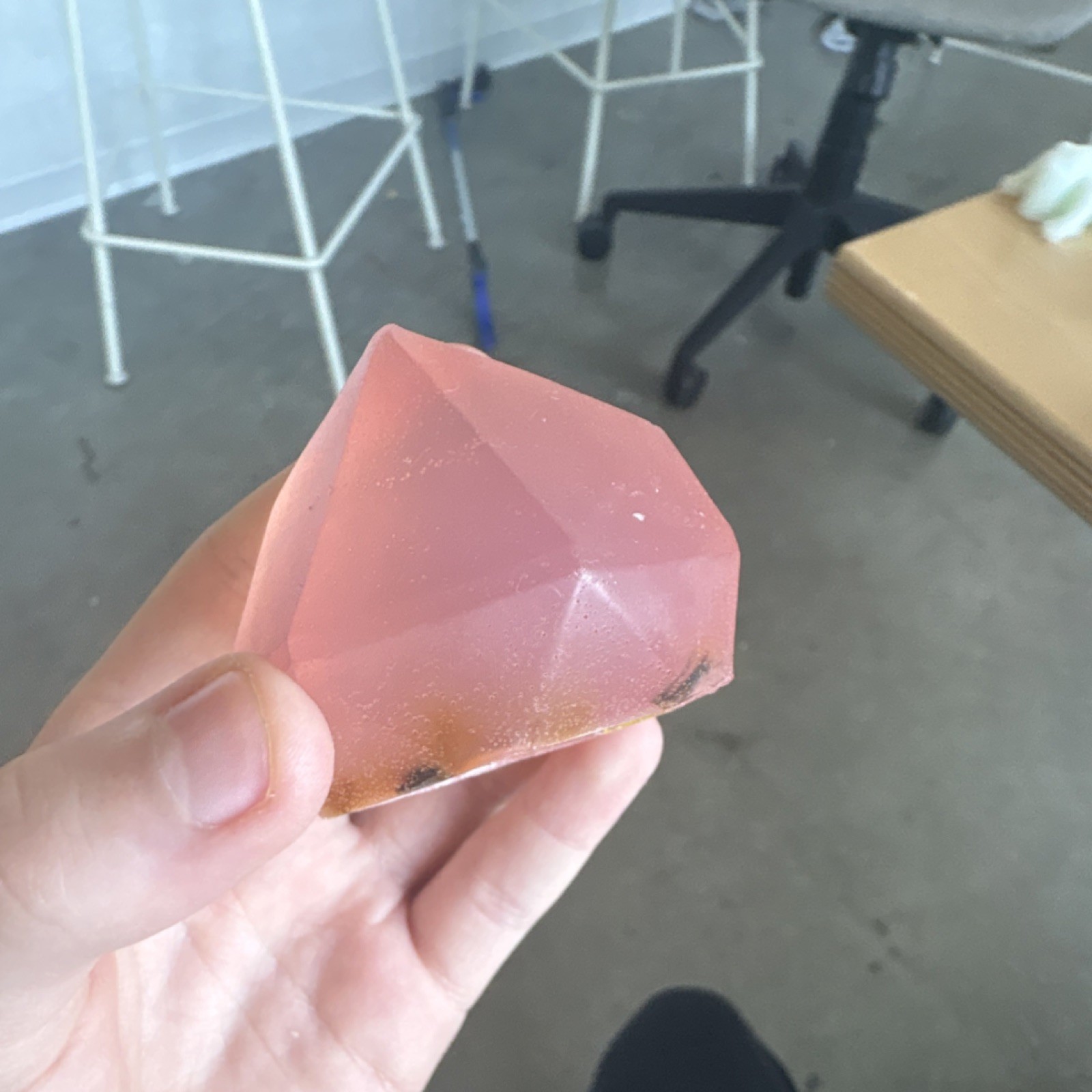 Geometric Faceted Body Bar Soaps Assorted Colors for Body and Hands