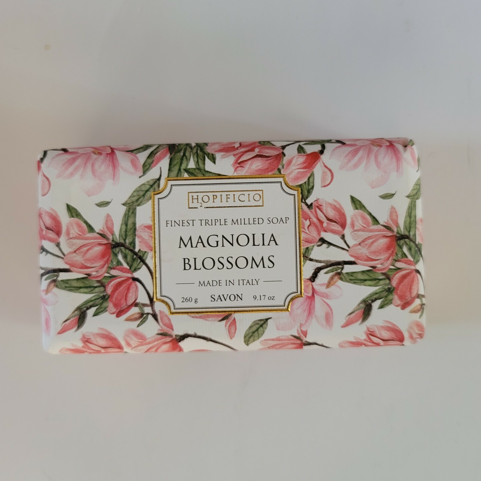 Hopificio Magnolia Blossoms Triple Milled Bar Soap 9.17 oz Italy