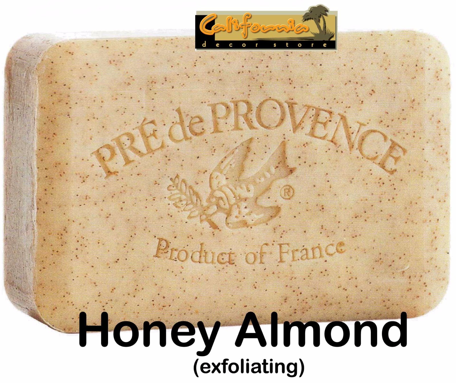 Pre de Provence HONEY ALMOND Case 18x 150 Gram French Soap Bath Shower Bars Shea