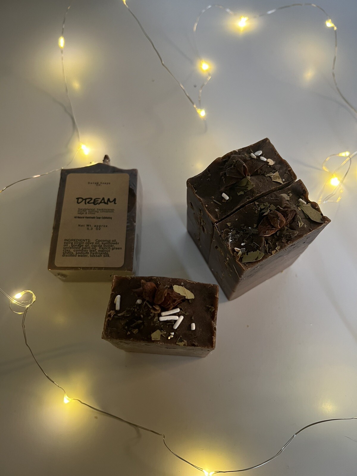 Dream soap Bar 5OZ Artisan Soap, HANDMADE Sandalwood,frank&myrhh,clove EXFOLIATE
