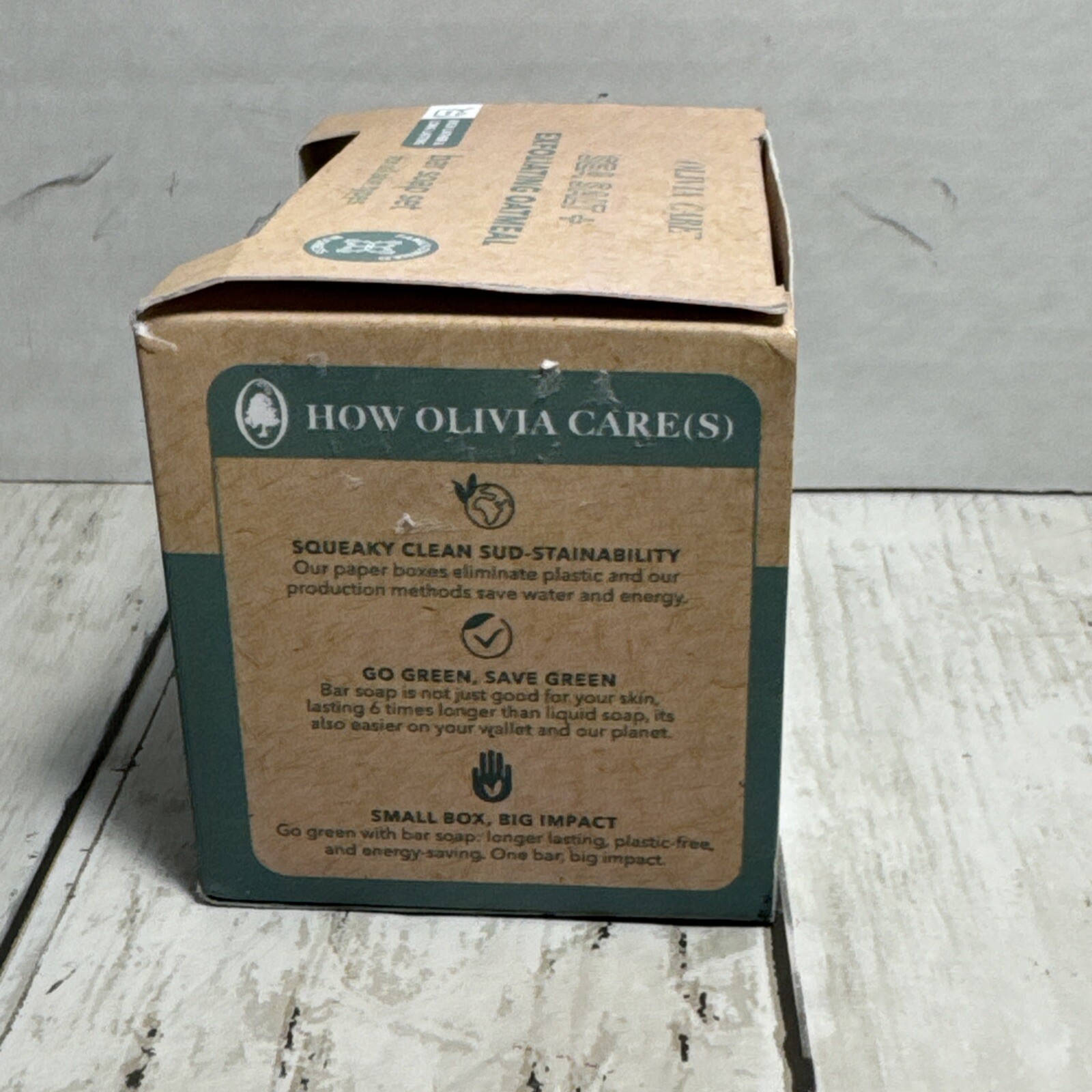 Olivia Care – Sea Salt + Exfoliating Oatmeal Bar Soap 3-5 Oz Bars
