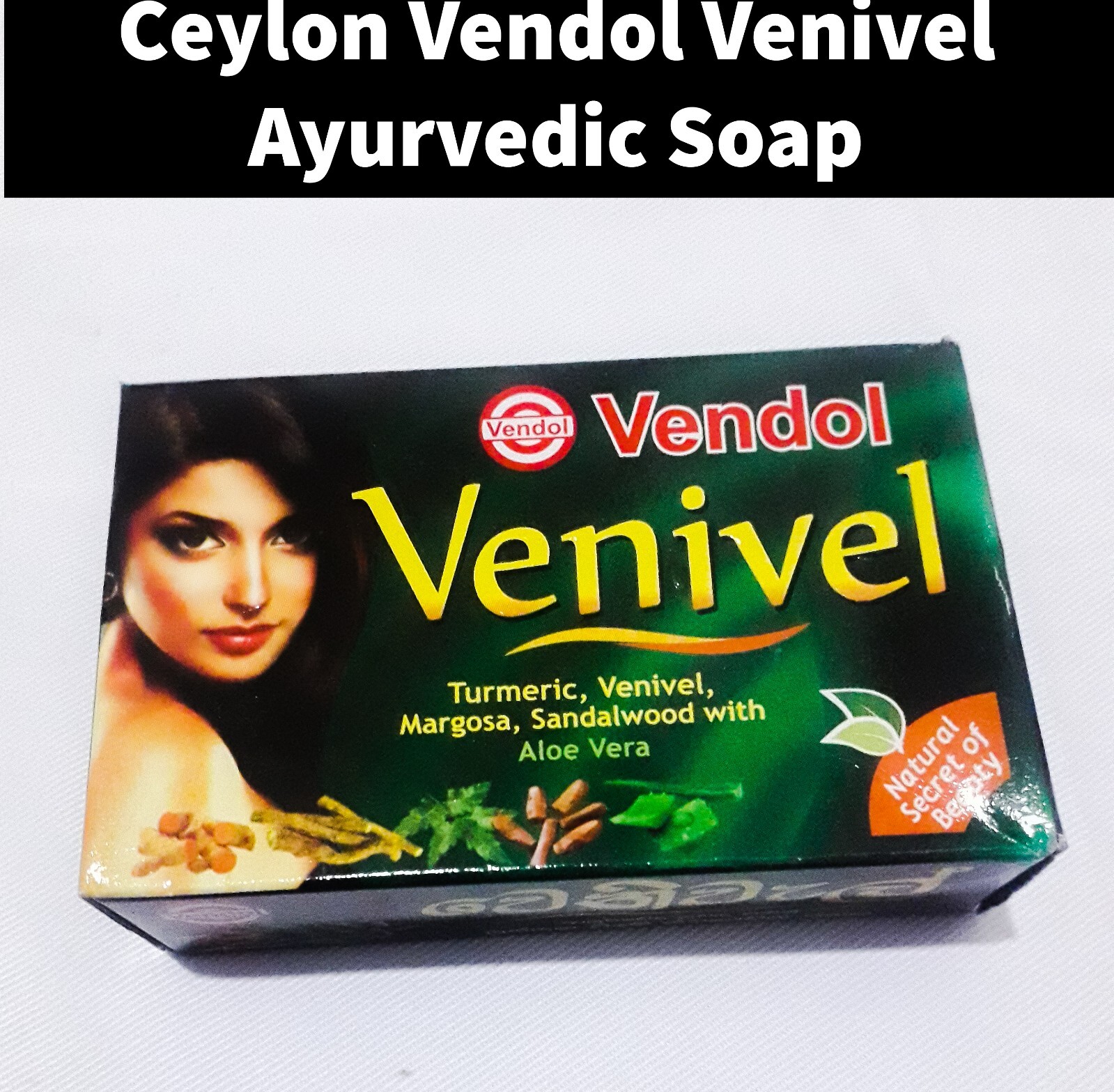 100% Ayurvedic Ceylon Vendol Venivel Beauty Soap