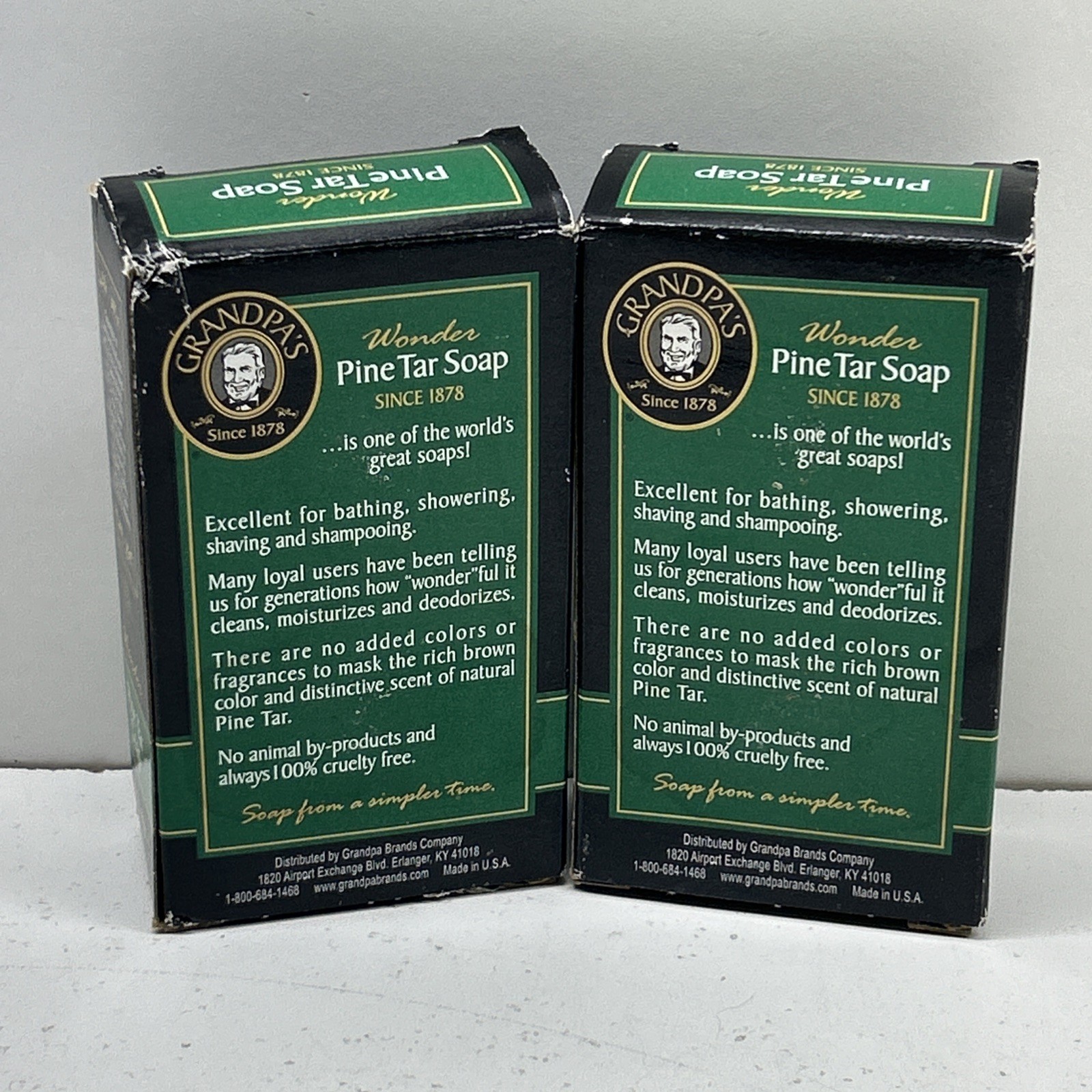 Lot Of 2 – Grandpa’s Pine Tar Soap 4.25 Oz