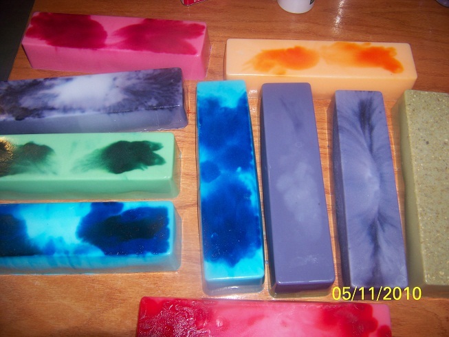 LOT OF 6 HOMEMADE GOAT’S MILK, COCOA,MANGO, SHEA BUTTER SOAP 2.5lb Loaves U-PICK
