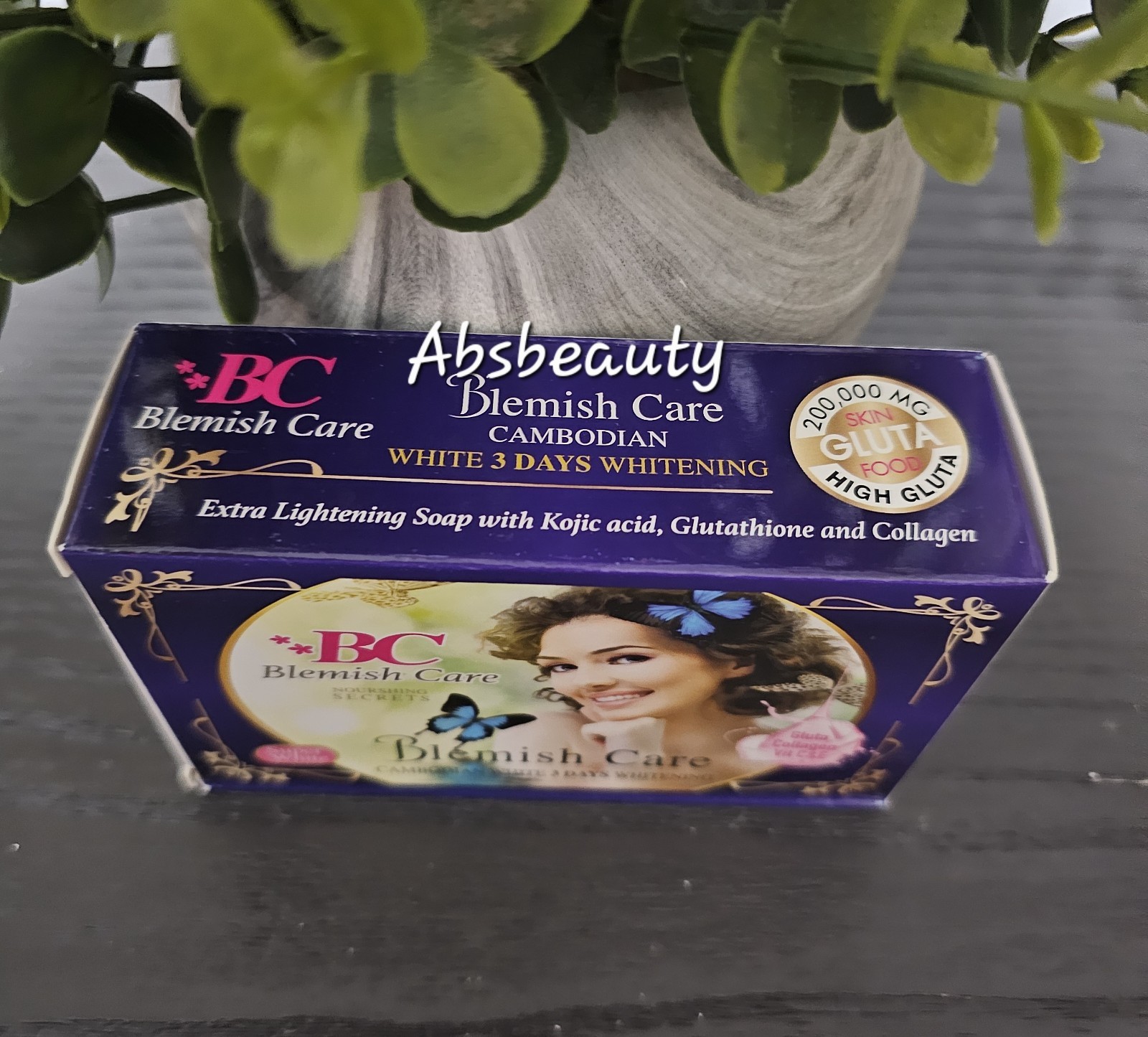 Blemish Cambodian White 3days Whitening Face And Body Soap 160g✨️👌, 1pc