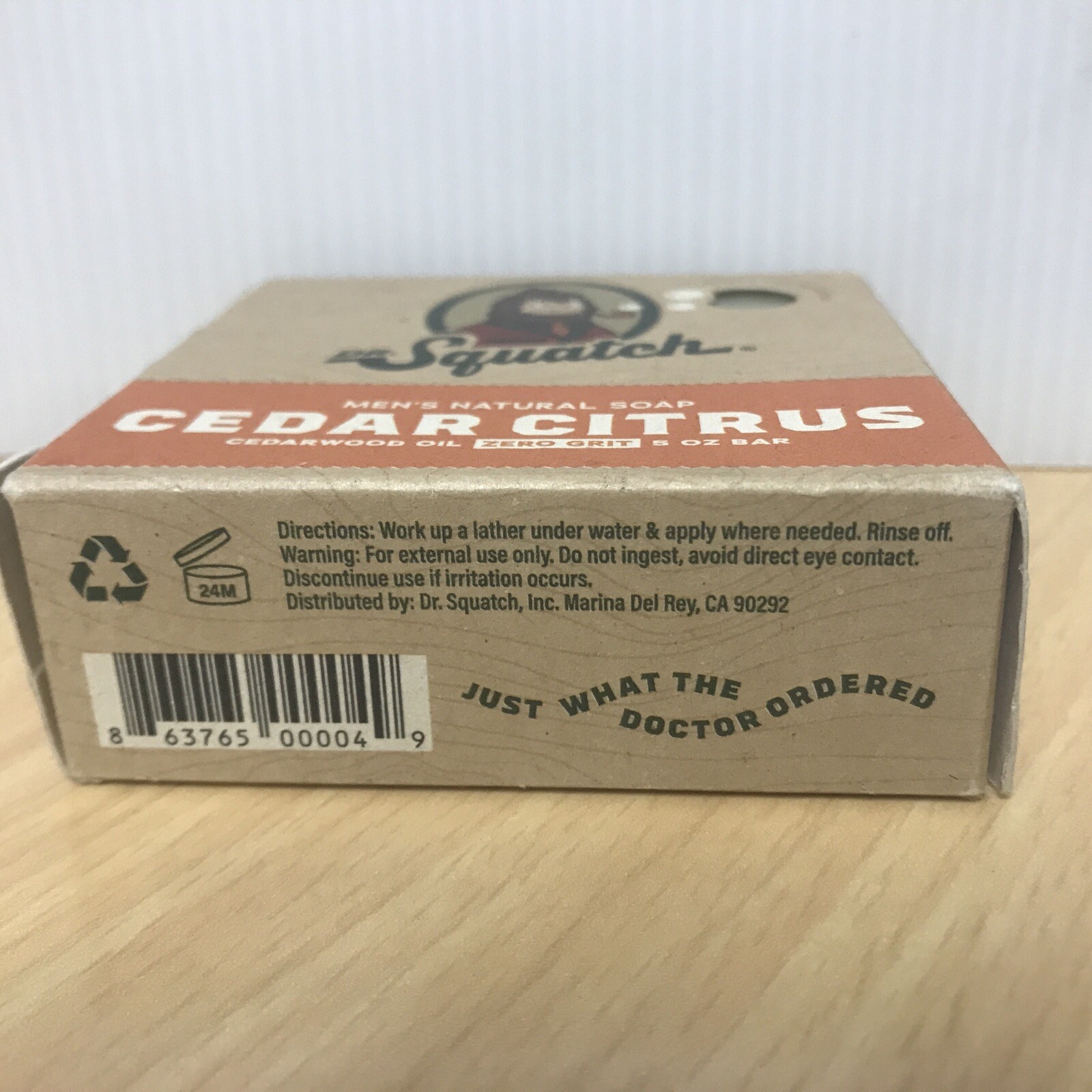 Lot of 3 Dr. Squatch Men’s Soap Cold Moss, Wood Barrel Bourbon, Cedar Citrus New