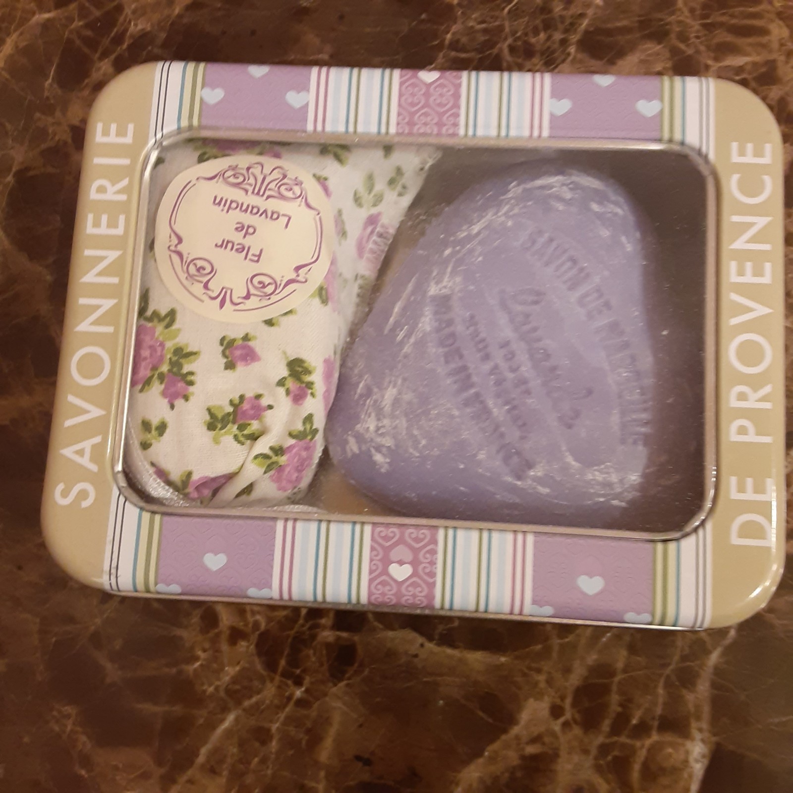 Lavender-scented soap gift set from Provence France.