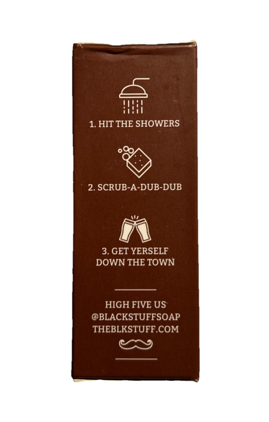 The Black Stuff “Whats Yer Poison”LIMITED EDITION Natural Irish Soap 5.5oz