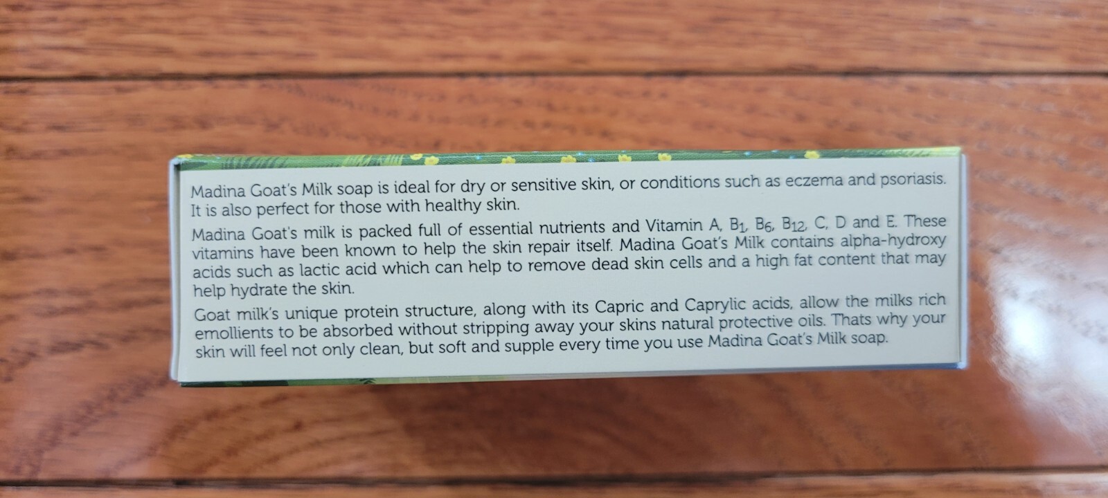 Goat’s Milk Soap with Shea Butter (100% Vegetable Base)