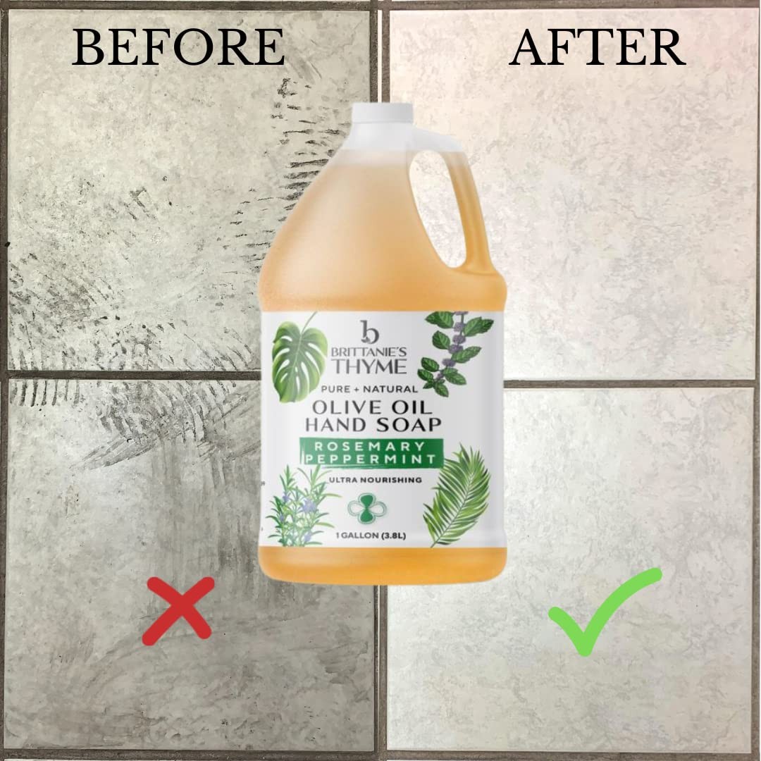 Brittanie’s Organic Castile Soap Refill Rosemary Peppermint 1 Gallon