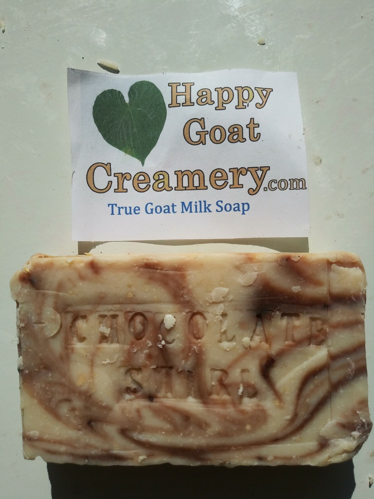 21 BARS GOAT MILK SOAP HAPPY GOAT CREAMERY CHEAP BULK CHOCOLATE SWIRL UNSCENTED