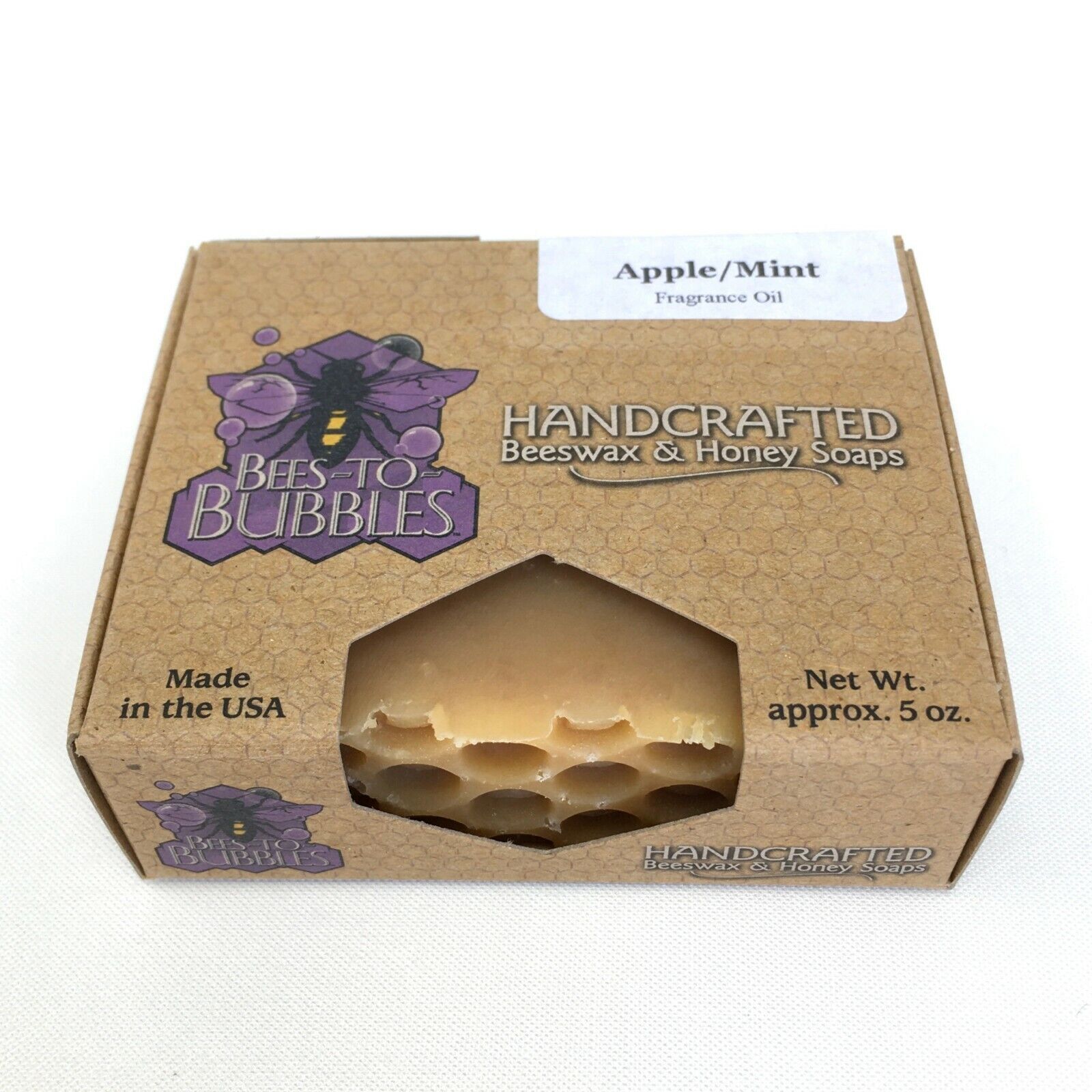 Amish Origins/Bees to Bubbles Handcrafted Beewax & Honey Bar Soap [5 oz/choose]