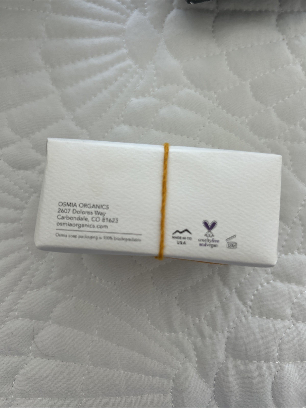 Osmia Organic Soap Skincare Natural Summer Soap Moisturize Soften Rare Sold Out