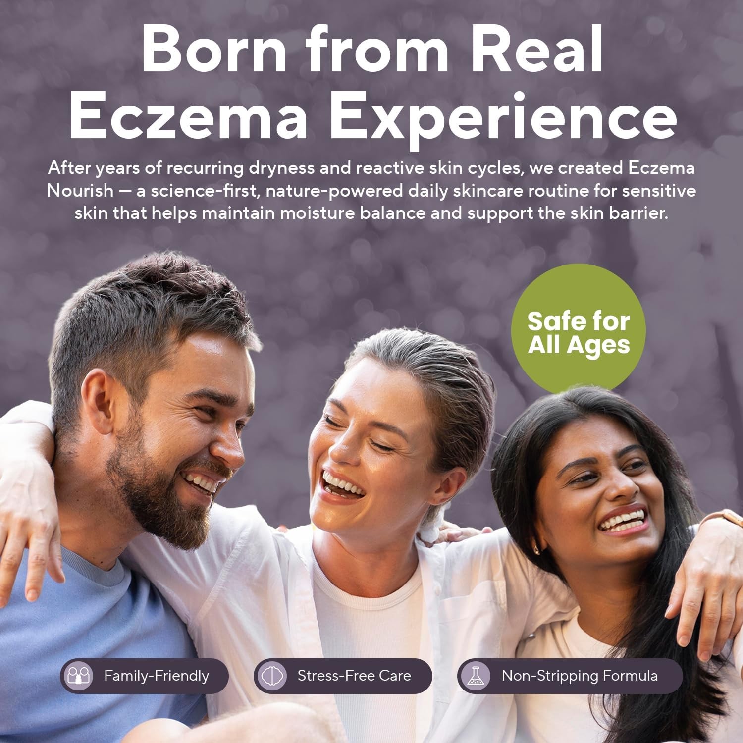 Eczema Face Soap Body Wash Bar – All Natural Psoriasis, Dermatitis Treatment for
