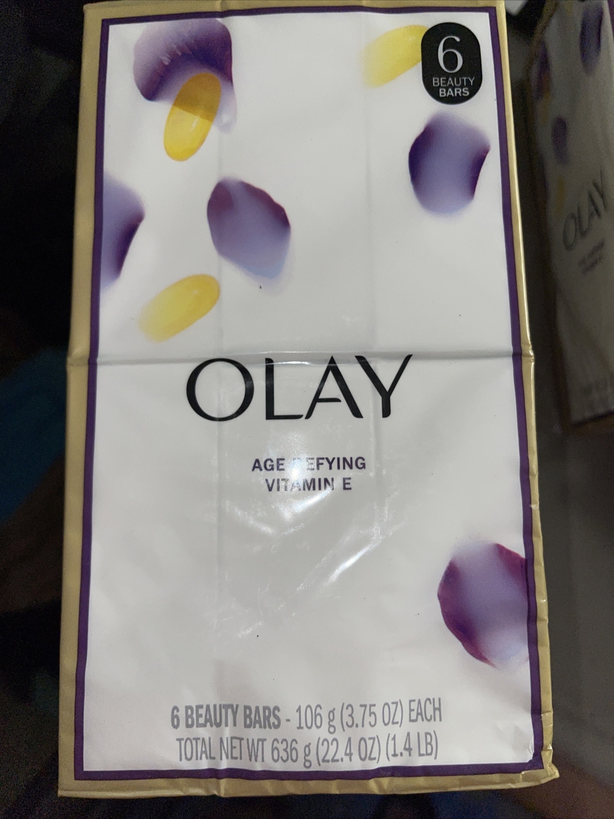 Olay Age Defying w/ Vitamin E Beauty Bar Soap, 6 Bars, Original Old Formula