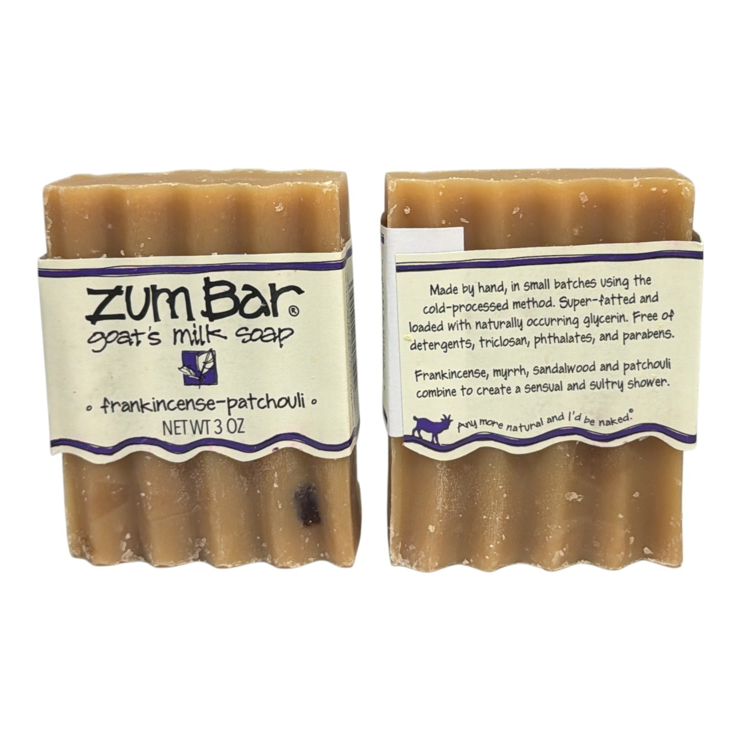 *Zum Bar Goat’s Milk Soap 3oz. New In Box; LOT OF 2 SOAPS