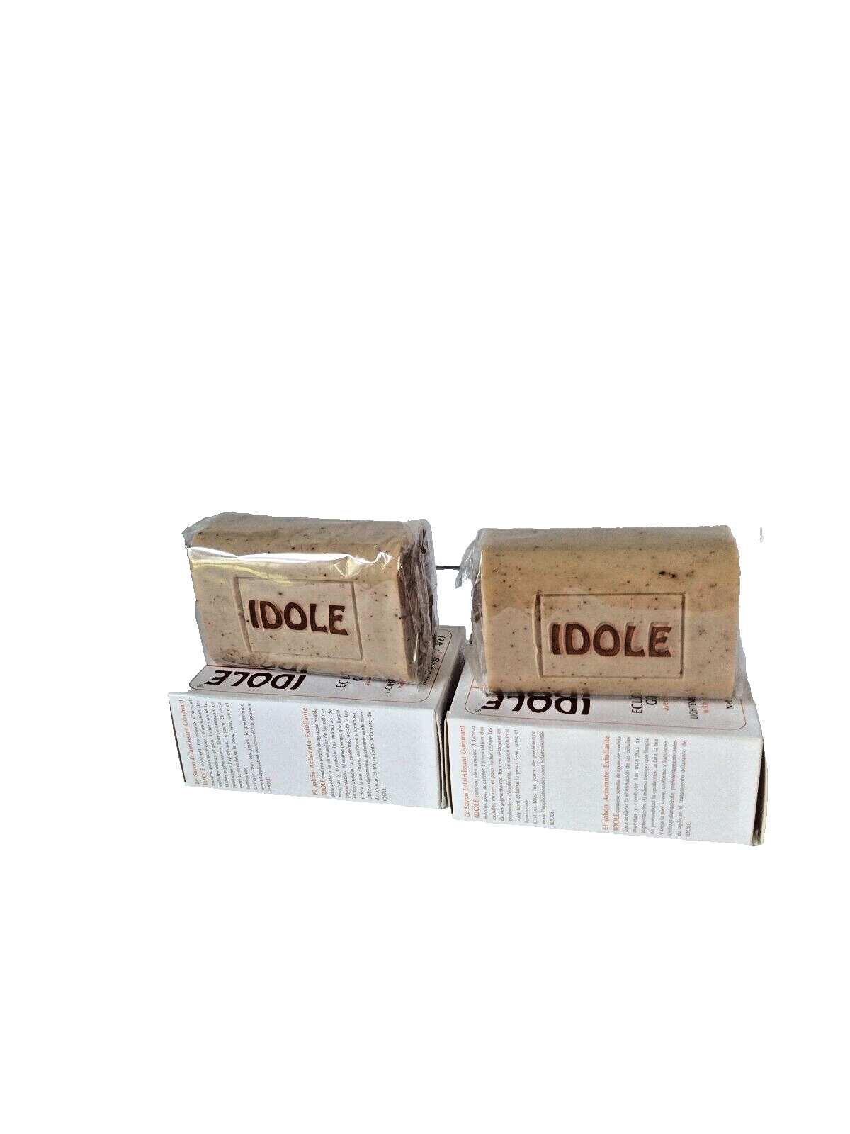 Pack Of 2 IDOLE Lightening Exfoliating Soap with Avocado Powder, 200g Each