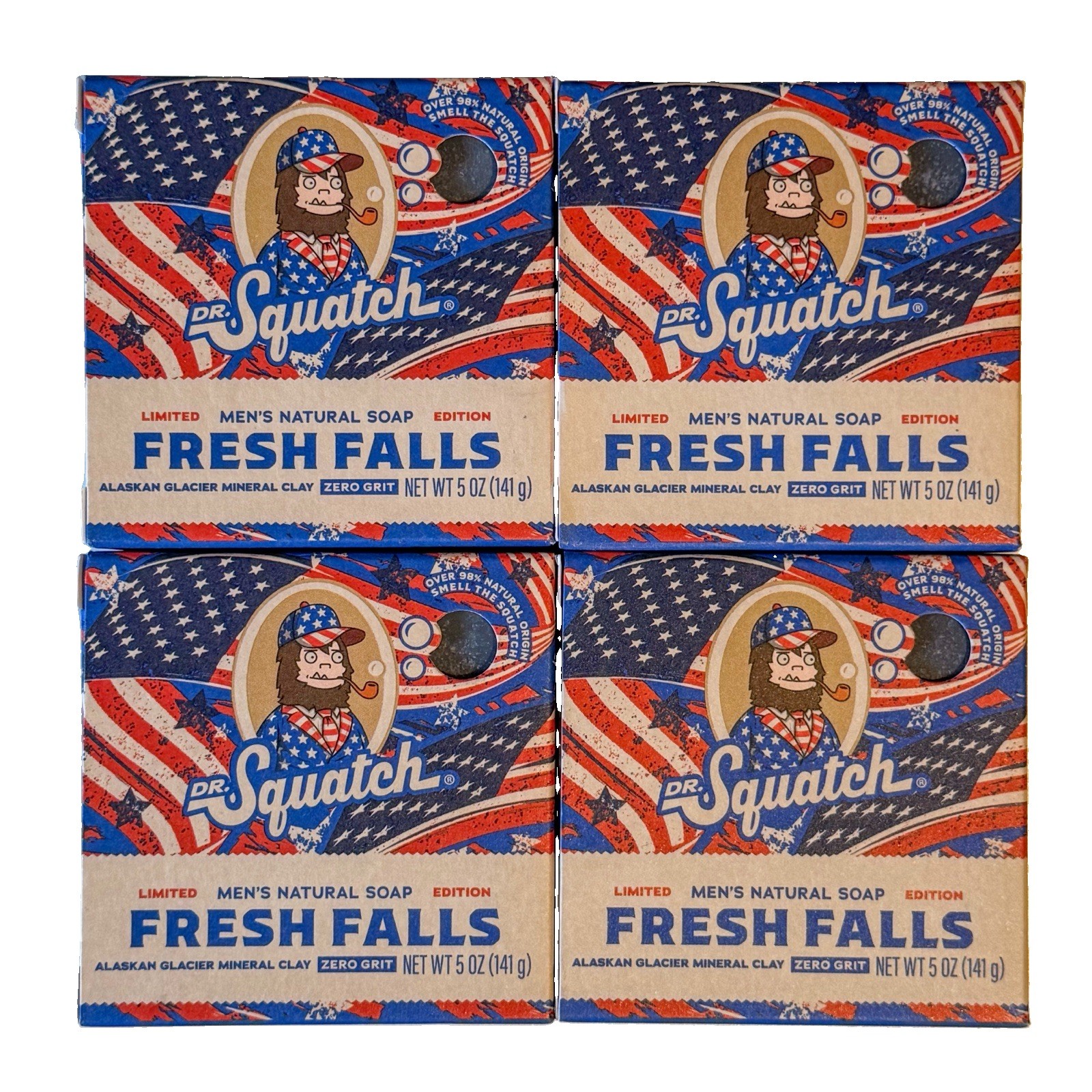 Dr. Squatch Fresh Falls Men’s Natural Soap (2 Pack) – Limited Edition