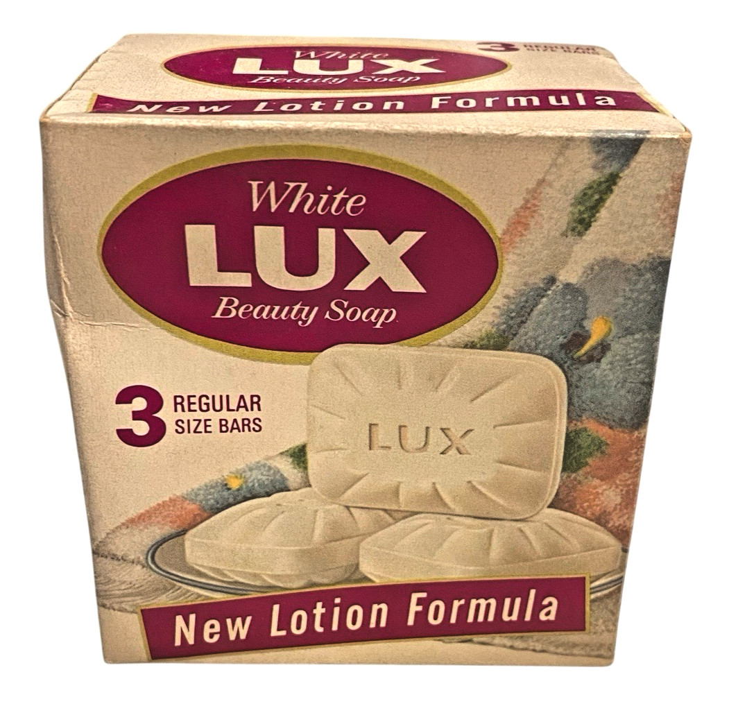 NOS LUX White Beauty Bar Soap Discontinued NOS Sealed Box Regular Size Vintage