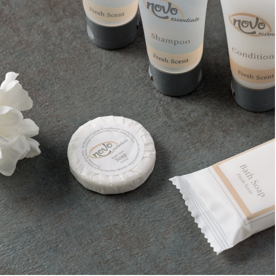 1000-Pack 0.42 oz. Hotel Motel Wrapped Round White Travel Size Bath Gentle Soap